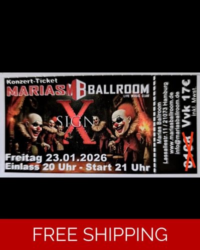 TICKETS: 23.01.2026, MARIAS BALLROOM, HAMBURG TICKETS: 23.01.2026, MARIAS BALLROOM, HAMBURG